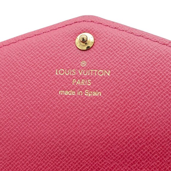 LOUIS VUITTON Monogram Patches Sticker Portefeuille Sara Long Wallet M63318 - Picture 5 of 9